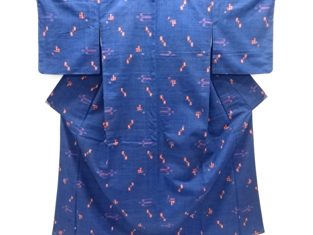 JAPANESE KIMONO / MAWATA TSUMUGI / WOVEN KASURI